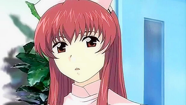 Chained nurse sucks off two dicks in kinky bdsm hospital