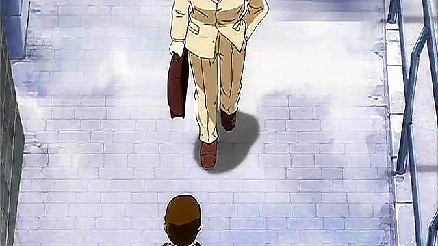 Chained nurse sucks off two dicks in kinky bdsm hospital