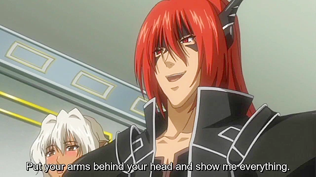 Elf no Futago Hime - Busty blonde elf gets on her knees sucking cock and swallowing hot sperm