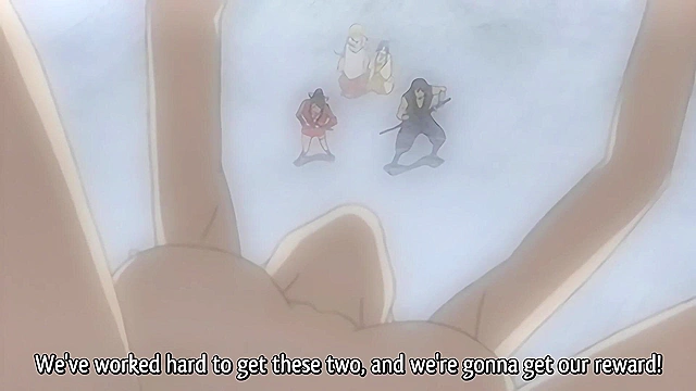 Shinobi Seduction 2 - Hentai lesbians have hot threesome to find treasure