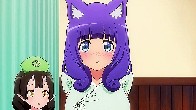 Immoral Guild (uncensored ecchi) 4 - Pervy fake doc examines huge tits