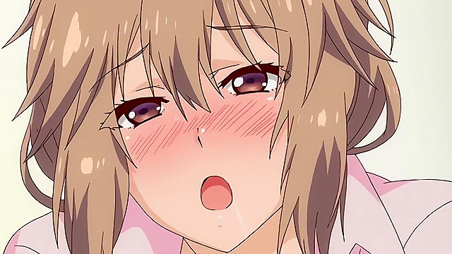 Training with Nurse Girlfriend - Nurse solves boner problem with a blowjob