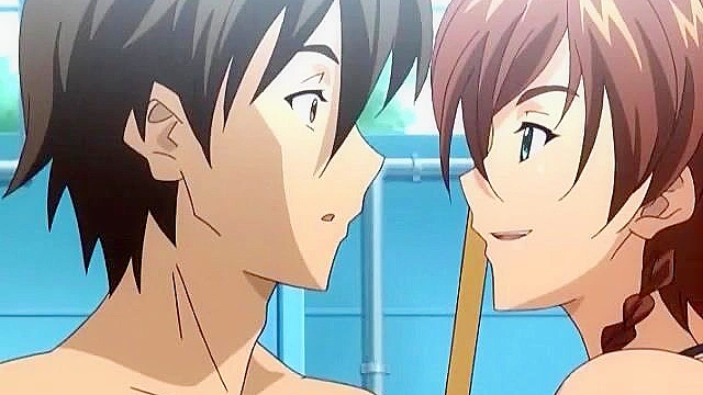 Resort Boin 2 - Busty blonde hentai girl gets fucked in airport bathroom