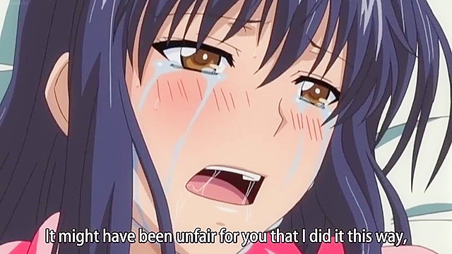 Sporty anime sister with huge tits gets her virgin pussy pummeled by brothers cock