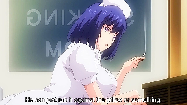 Semen Extraction Ward 1 - Busty Nurse gives handjob to horny patient