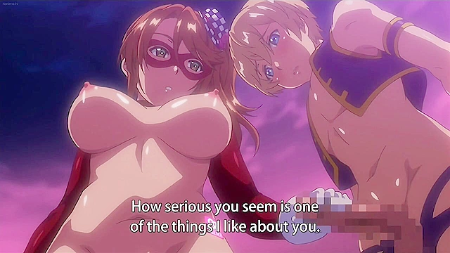 Horny anime sluts fucks on stage at a free for all sex park