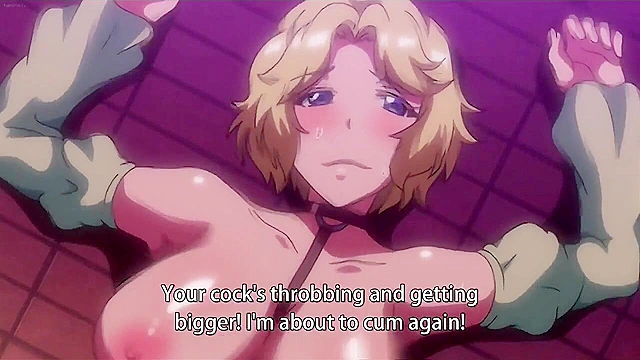 Horny anime sluts fucks on stage at a free for all sex park