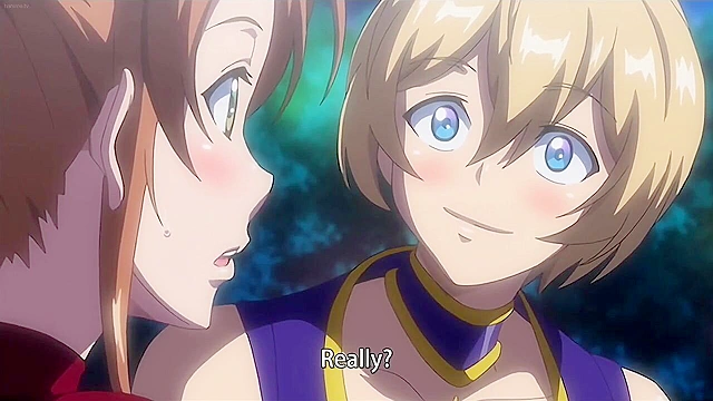 Horny anime sluts fucks on stage at a free for all sex park