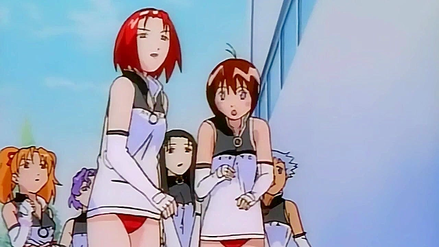 Teen volleyball girls have a soapy hentai orgy with the coach