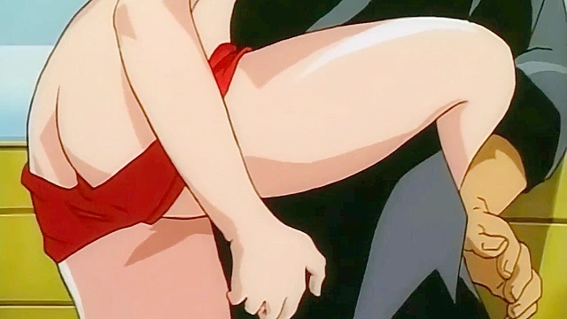 Teen volleyball girls have a soapy hentai orgy with the coach