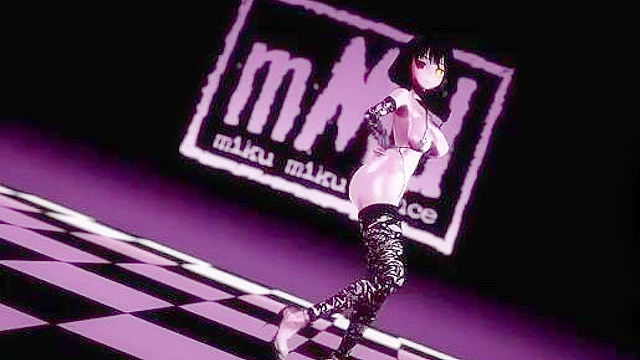 Big titty japanese pop star dances and then gets rough fucked from behind - hmv