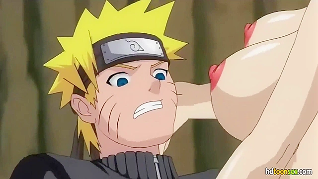 Naruto and Shizuka have dirty cowgirl sex After Fighting