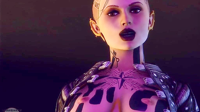 Blue Star 1 - Space girl licking and finger the asshole of a blue alien