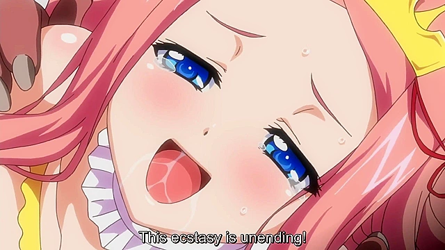 Kuroinu 3 - Busty redhead gets fucked in her tight hentai pussy while comrades watch