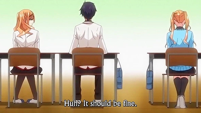 Master Piece 1 - Anime schoolgirl with huge tits fucks her stepbrother