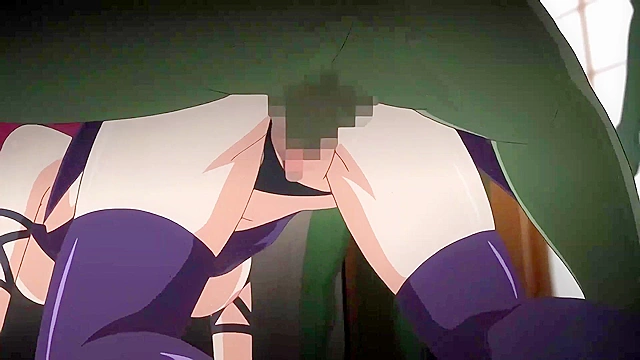 Nuki Doki! Revolution 3 - Pervy hentai angel uses his dick as a helicopter