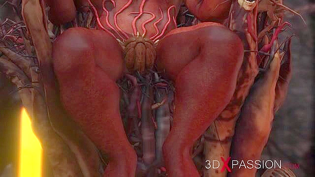 Devil fucks a hot teen schoolgirl doggy style with extra pounding