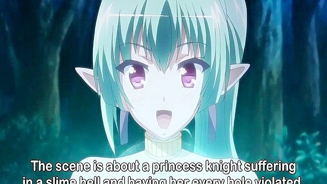 Princess with a Cursed Sword is Very Lewd 3 - Hentai elf and princess in threesome fuck