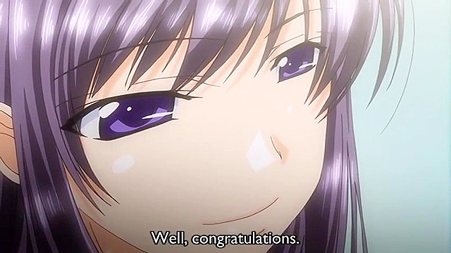 Shin Ringetsu 2 - Two knocked up anime teens work on a cock together