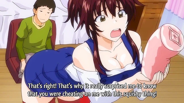 Blowjob Lips 2 - Busty sex robot loves serving her hentai master