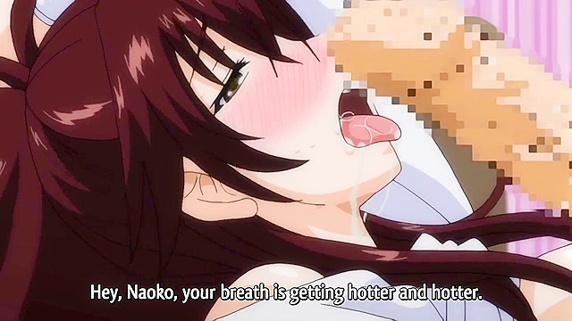 Blowjob Lips 2 - Busty sex robot loves serving her hentai master