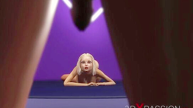 3d sexy dickgirl fucks hard a sweet teen on fashion model stage