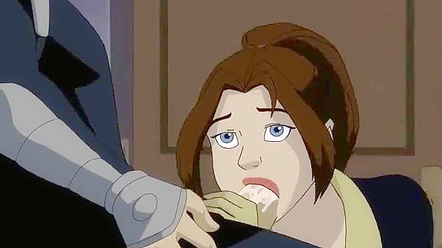 X-Men Kitty sucks Avalanche's dick and gets a cartoon facial