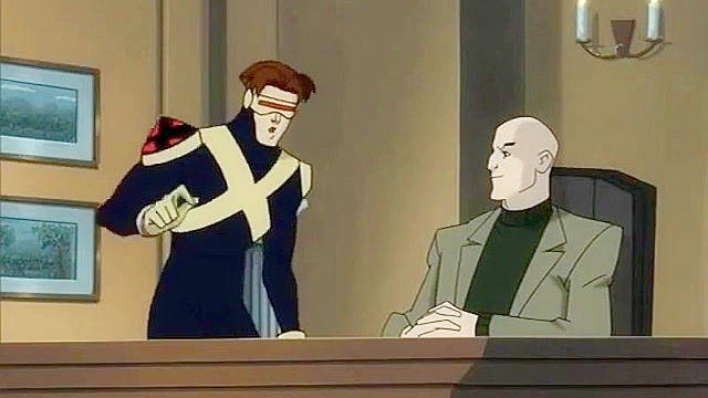 X-Men Kitty sucks Avalanche's dick and gets a cartoon facial