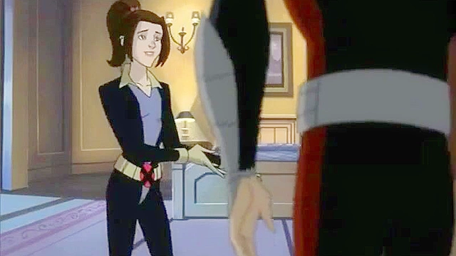 X-Men Kitty sucks Avalanche's dick and gets a cartoon facial