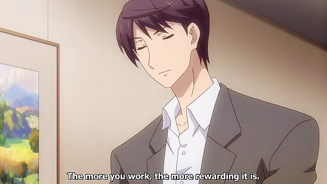 Eternity: Sweet Love Story 11 - Romantic hentai lover fingers and fucks his girl in the shower