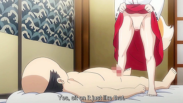 Fox Girl's Naughty Resort 1 - Virgin fox girl rides on hentai old man's dick