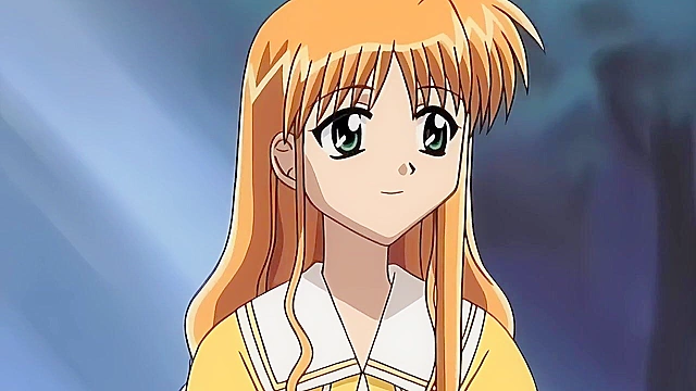 Triangle Heart 2 - Petite anime teen has romantic sex with janitor