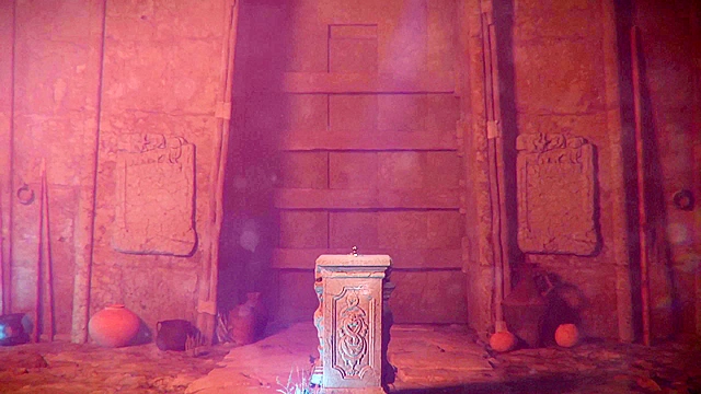 Gatekeeper 1-3 (4K) - Lara Croft gives a giant monster cock a blowjob