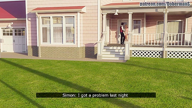 Black nerd with huge cock fucks blonde behind her husband's back