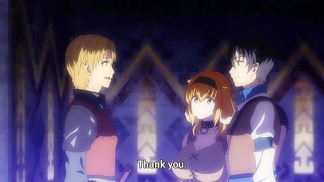 Harem in the Labyrinth of Another World (uncensored) S1E10 - Ecchi Anime - Blowjob healing