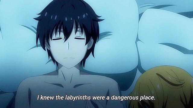 Harem in the Labyrinth of Another World (uncensored) S1E10 - Ecchi Anime - Blowjob healing