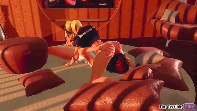 Be Mine - Big dicked futa girl gives it deep to her girlfriend