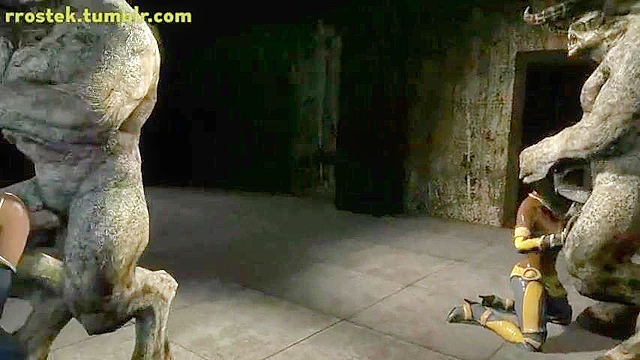 Mortal cumbut - Cassy and Sonya get fucked by monsters