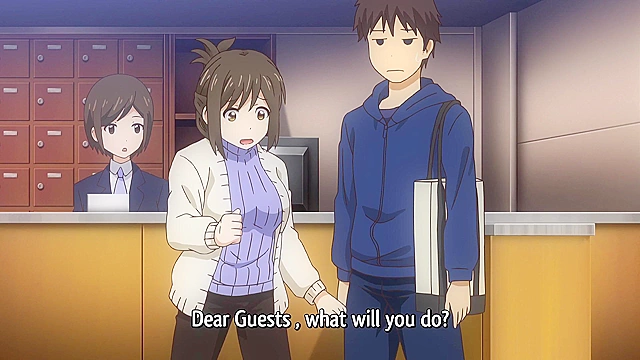 Why the hell are you here, Teacher?! - Busty school nurse teaches virgin student how to fuck