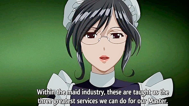 Maid-san Bouncing Tits 1 - Busty anime maids give new master boobjobs