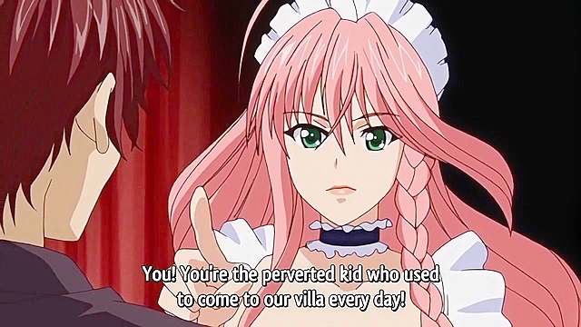 Maid-san Bouncing Tits 1 - Busty anime maids give new master boobjobs