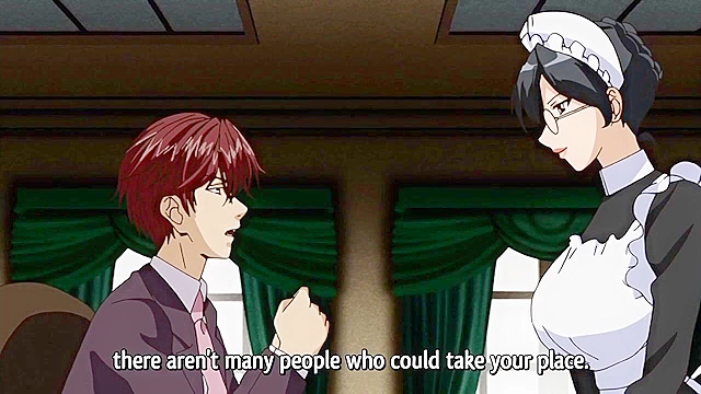 Maid-san Bouncing Tits 1 - Busty anime maids give new master boobjobs