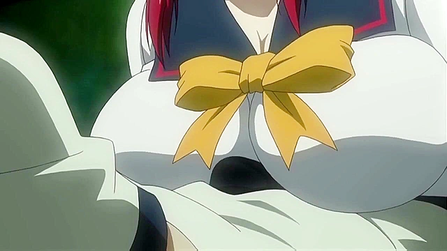 Virgin hentai redhead sucks her first cock and then straddles a thick cock