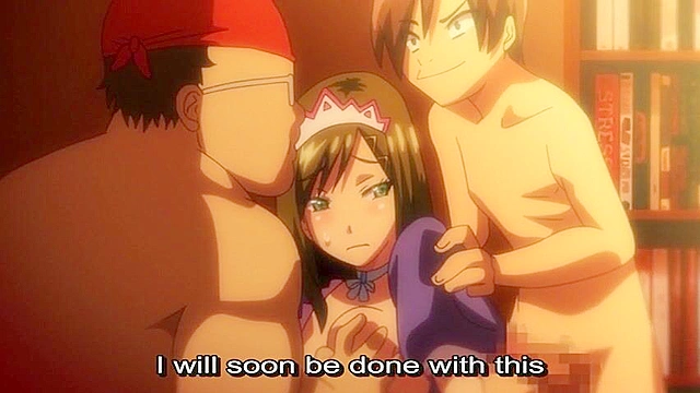 Tsundero 2 - Busty schoolgirl president blackmailed into cosplay groupsex