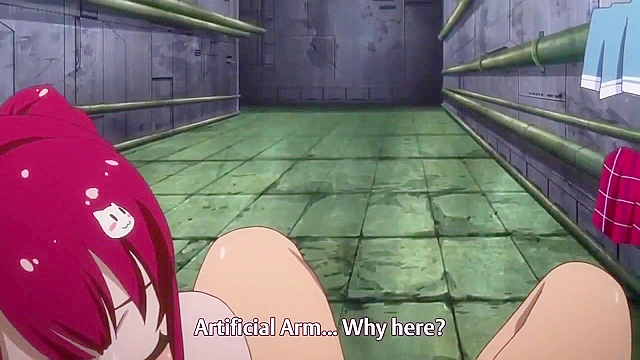 Hot lesbian babes turn in to big guns and battle busty anime sluts