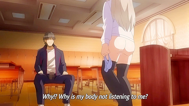 Humiliation 2 ep1 - Evil sensei uses mind control to creampie busty virgin schoolgirl