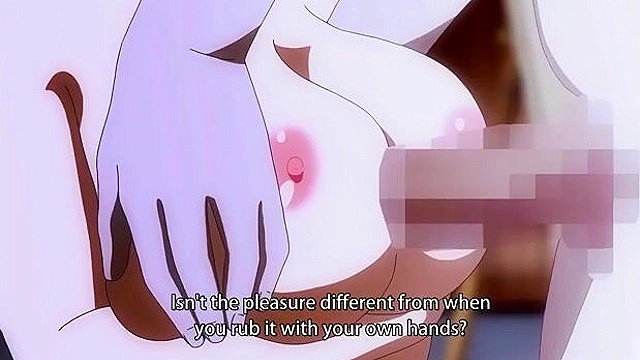 Squeezed - Busty anime milf teaches a guy how to fuck and please a mature woman