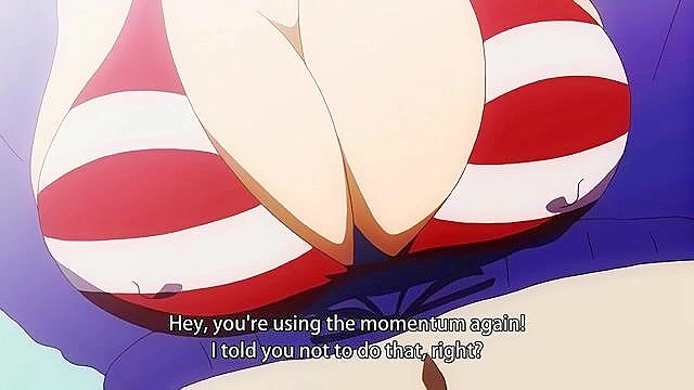 Squeezed - Busty anime milf teaches a guy how to fuck and please a mature woman