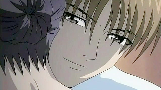 Busty anime milf is tied up and has her big tits fucked