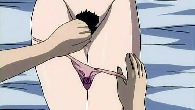 Busty anime milf is tied up and has her big tits fucked